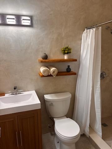 Full bath with walk-in shower